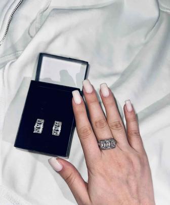 Продам комплект, нечистое серебро