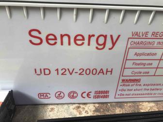 Тяговые гелевые аккумуляторы senergy 200AH 12v