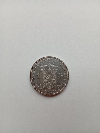 Нидерланды 1 Гульден 1929 Серебро