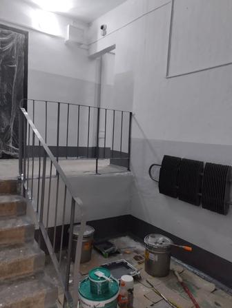 Покраска, штукатурка по маякам, левкас, обои, ремонт подъездов и прочее