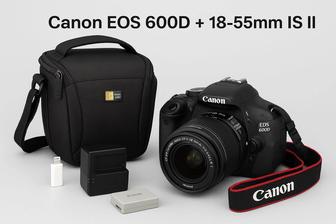 Продается Canon EOS 600D 18-55mm IS II объективом