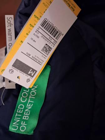 Мужской пуховик новый от Beneton