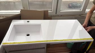 Раковина с столешницей и шкафом