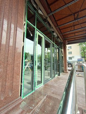Изготовление Пластиковых, Алюминиевых окон и дверей.Офисных перегородок