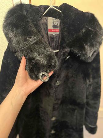 мутоновая шуба 50-52 размер
