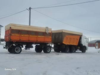 Услуги самосвал камаз С прицепом