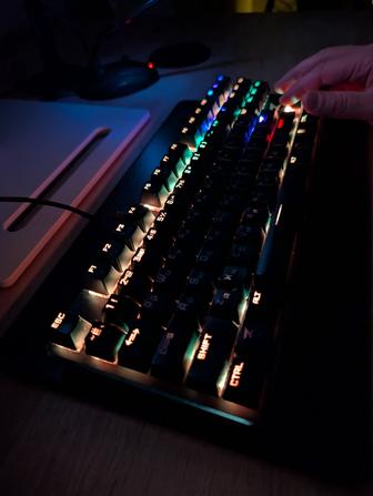 Механическая клавиатура Z-Gaming TKL, линейные свичи Kailh Red Box