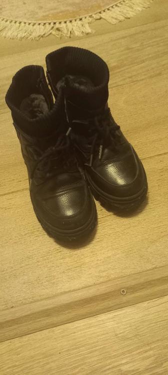 Зимние кожаные натуральные сапоги