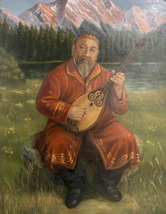 Продам картину Абая Кунанбаева 130 x 100 см