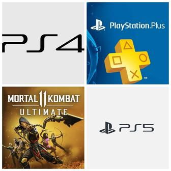 Пополнение кошелька Продажа игр Подписки PS Plus Sony PlayStation PS4 PS5