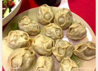 Манты едим дома