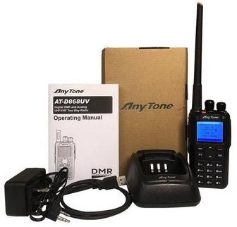 Рация портативная AnyTone AT-D868UV 136 - 174 МГц, 400 - 480 DMR