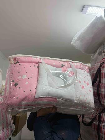 Бортики подушки для кроватки