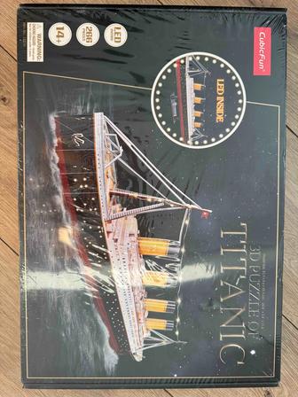 3D-пазл CubicFun Корабль Титаник с LED-подсветкой