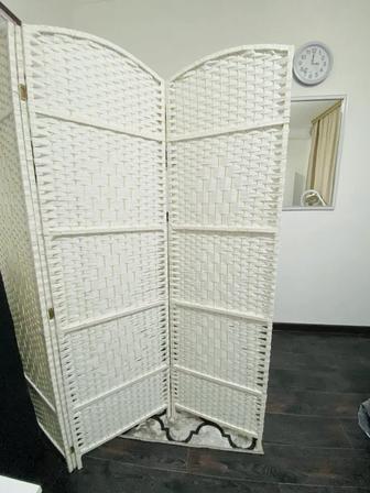 Белая ширма
