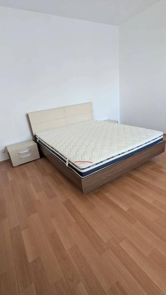 Продается двухспальная кровать с ортопедическим матрасом ( г. Балхаш)