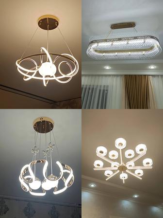 Электричество, установка люстры