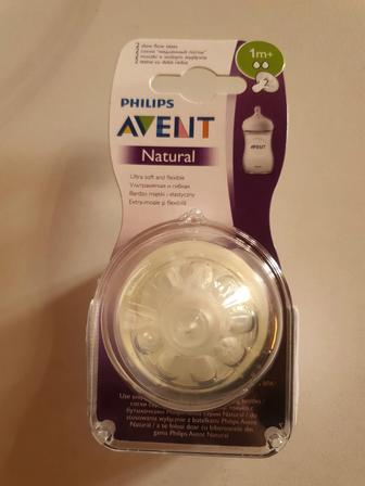 Соски Phillips Avent для бутылочки Natural 1 мес.