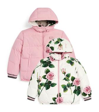 Куртка пуховик для девочки Dolce & Gabbana (оригинал)