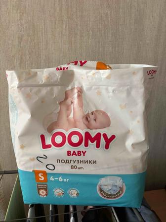 Подгузники Loomy S (4-6кг) 40шт