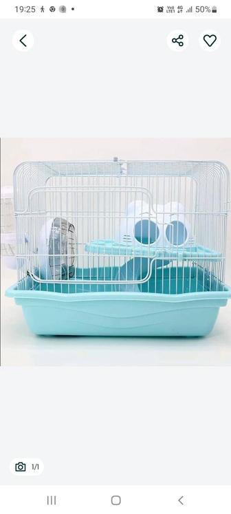 Клетка для хомяка , просторная новая