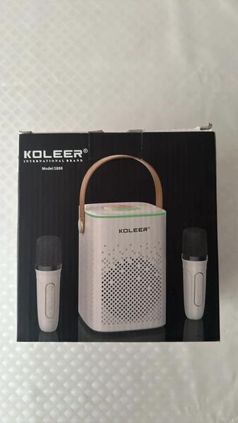 Koleer S818 серебристый колонка