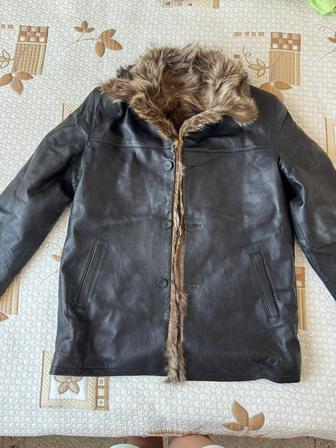Дубленка кожанная