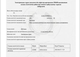 Услуги бухгалтера по сдаче 250 декларации