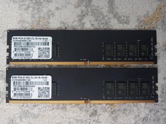 GeiL/ОЗУ 8GB/DDR4 - 2666 частота/2шт/Прак.Новая.!!