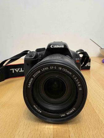Продаю фотоаппарат Canon d550 и объектив 18-135