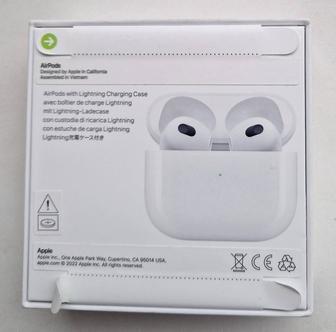 Airpods 3 rd generation, новый запечатанный оригинал.