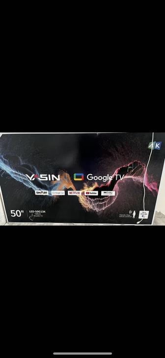 НОВЫЙ смарт телевизор Yasin smart tv с диагональю экрана 126 см (50 дюймов)