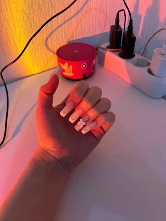 маникюр, покрытие, наращивание