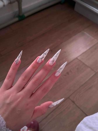 маникюр, покрытие, наращивание