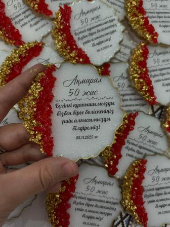 Тойбастар Бонбоньерки Магнитики оформление в подарок/ скидка /жеңілдік