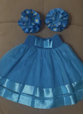 Детская юбка и бантики