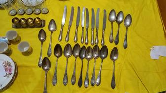 Ложки и ножи из мельхиора