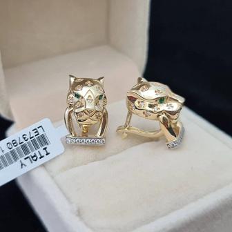 Вес 14,87 г. Золотой комплект Animal Collection. Cartier. Набор Кольцо