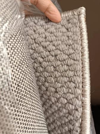 Ковер шерстяной однотонный