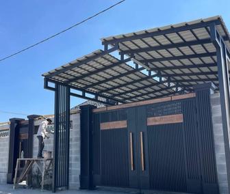 Навесы козырьки ворота