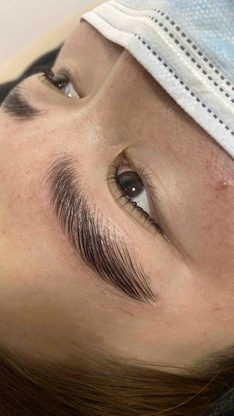 Ламинирование ресниц и бровей