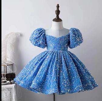 Красивое платье для девочки 7-8 лет