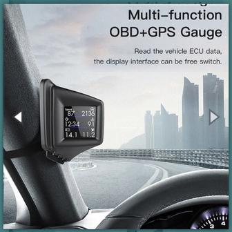 Бортовой компьютер-автосканер obd2+gps a401 чтение/сброс ошибок, тест разг