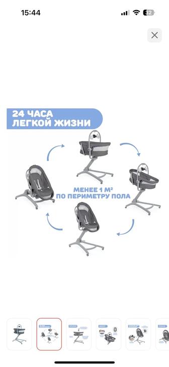 Продается Chicco люлька-шезлонг- стульчик