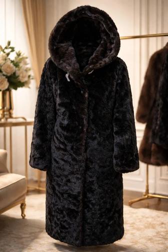 Продам шубу норковую женскую ,цвет коричневый с капюшоном ,размер 44 - 46