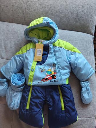 Зимний комбинезон для новорожденных