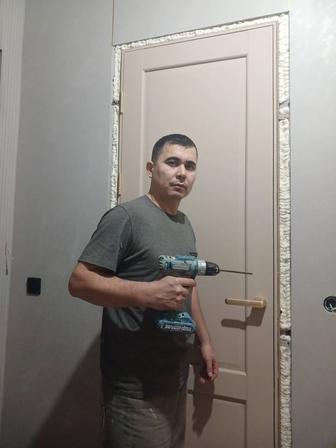 Установка межкомнатный дверей