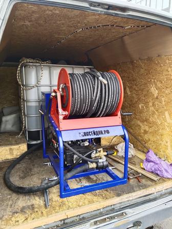 Прочистка канализации, Услуги Крот машина