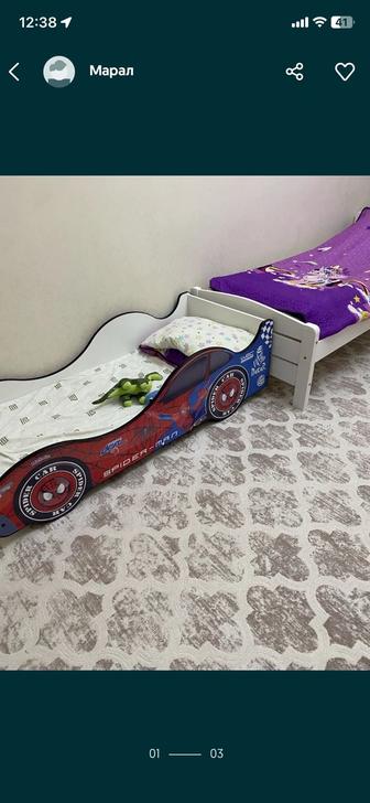 Кровать детская легкая для детей 2-3 лет