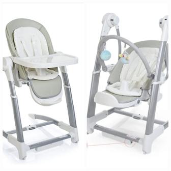 Электрокачеля и столик детский 2в1